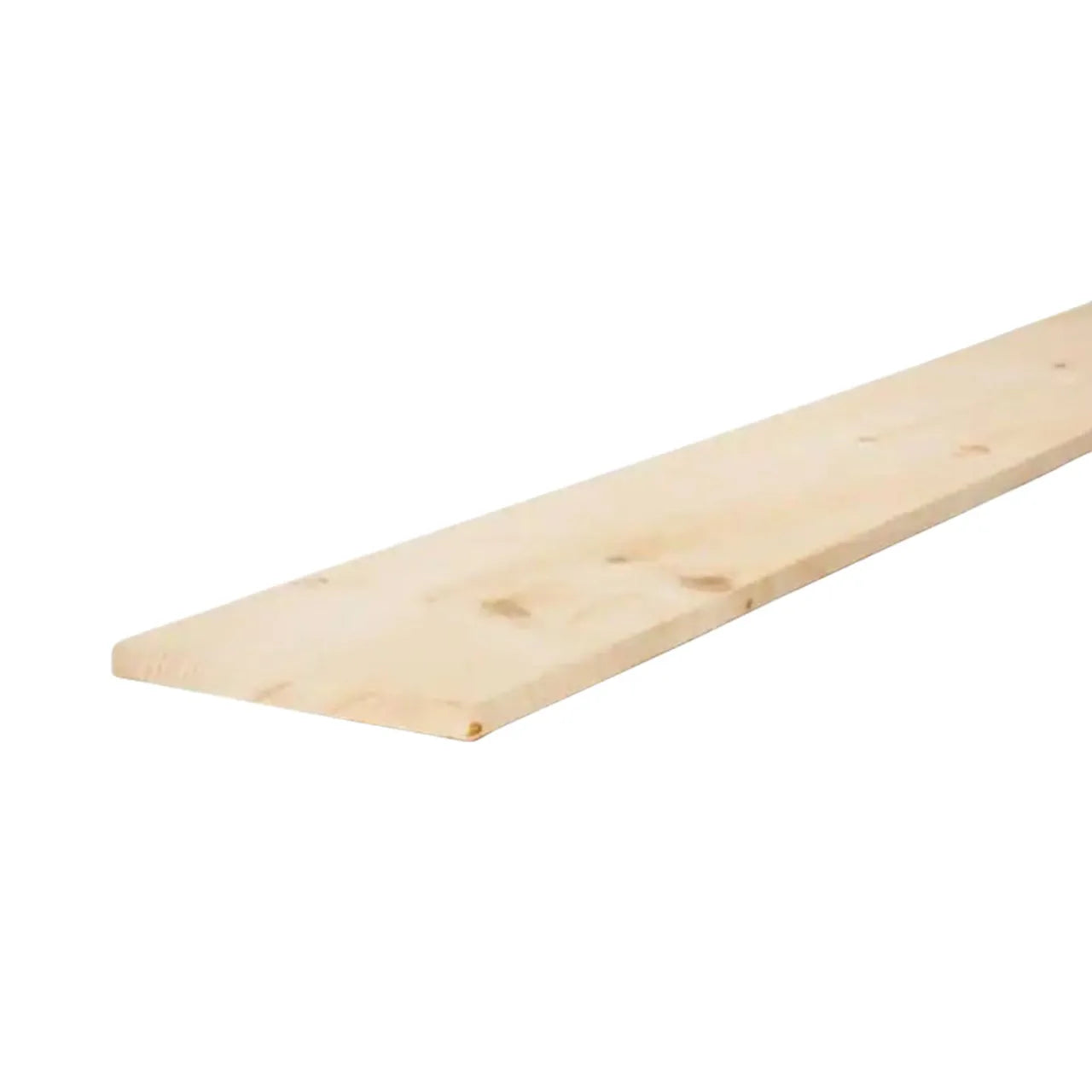 The Go Build 1 in. x 10 in. x 10 ft. Premium Kiln-Dried Square Edge Whitewood Common Board is ideal for premium lumber projects and features smooth square edges for a clean, professional finish.