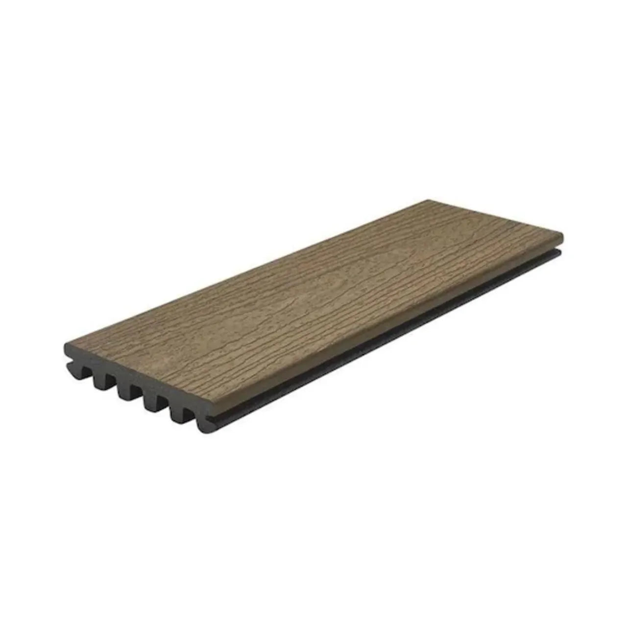 Enhance Naturals 1 in. x 5-1/2 in. x 12 ft. Grooved Edge Composite Decking Board - Toasted Sand