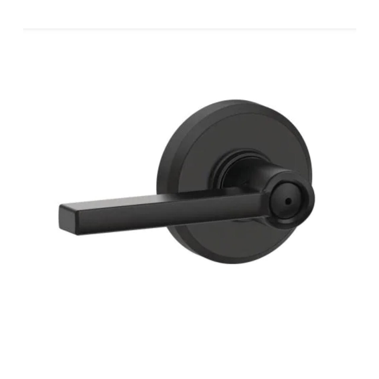 Latitude Privacy Door Lever - Matte Black