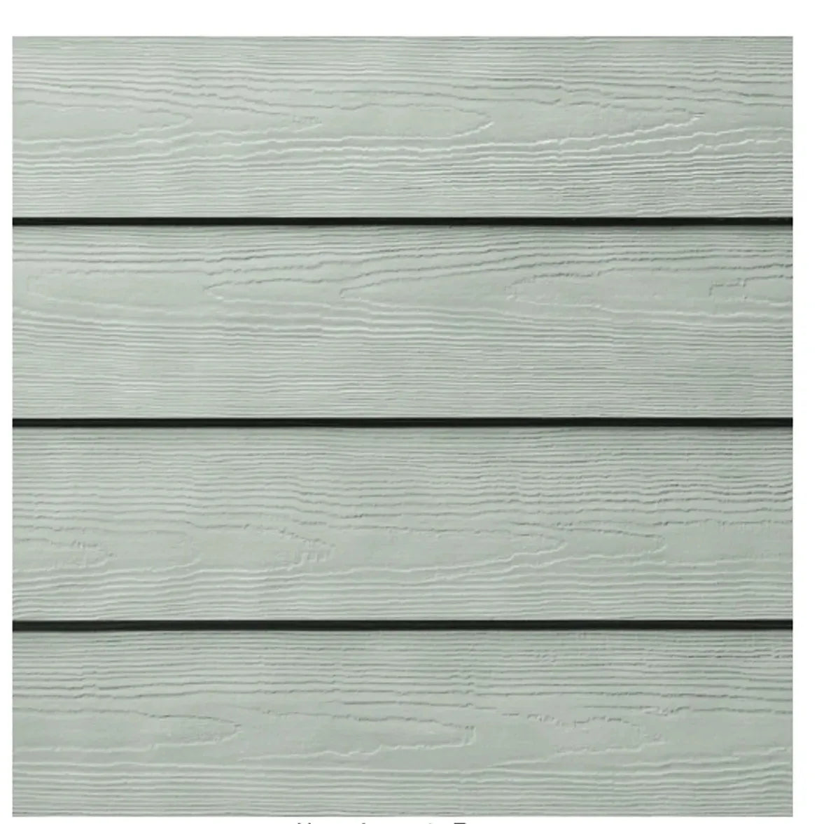 Go Build 5/16 in. x 8-1/4 in. x 12 ft. Hardie Plank Fiber Cement Primed Cedarmill Lap Siding features a light gray wood grain texture and narrow dark gaps for an authentic cedar-look finish, perfect for horizontal siding applications.