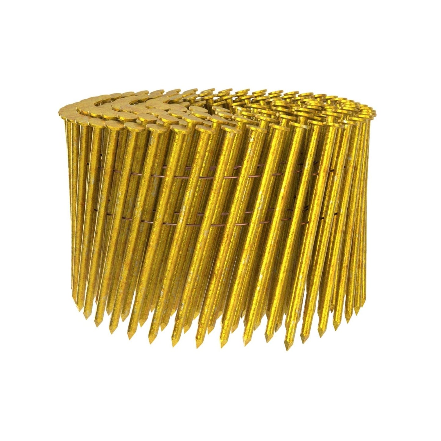 The GRIP-RITE GRC10PD, 3 in. x 0.120 in., 15-degree bright coated nails are ideal for siding and fencing. These Grip-Rite coil collated framing nails come in a pack of 2500 and are perfect for various outdoor applications.