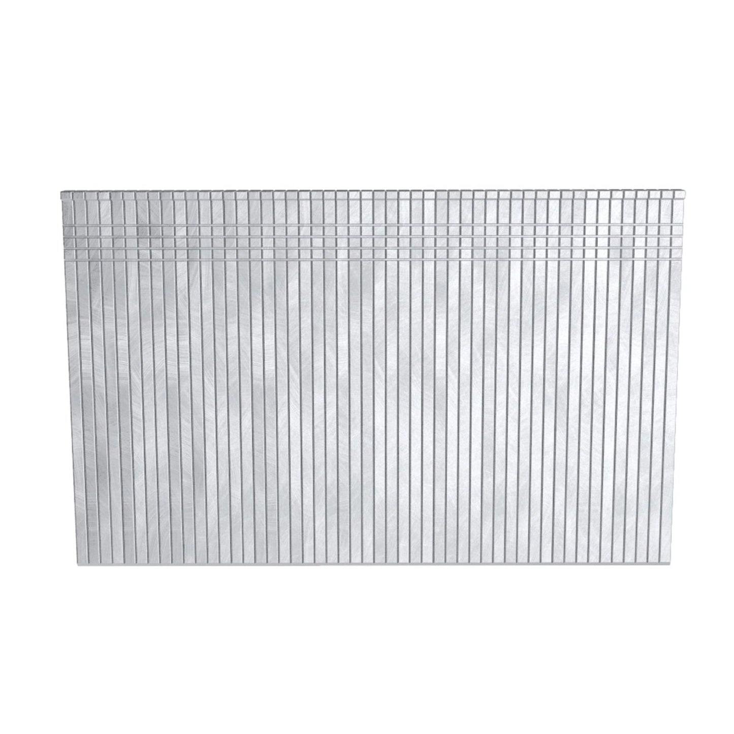 Grip-Rite GRF162 2 in. 16-Gauge Electrogalvanized Collated Finish Nails, packaged at 2500 per pack, offer precision for interior finish applications, paralleling the smooth performance of meticulously organized silver staples with a Jam Free Guarantee.