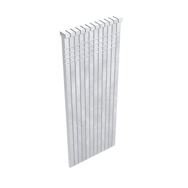 The 2 in. GRIP-RITE GRF162 electrogalvanized finish nails (2500/pack) by Grip-Rite feature a precise, seamless design reminiscent of a gray vertically ribbed facade with an irregular top pattern. Their excellence is as assured as their Jam-Free Guarantee against a white background.