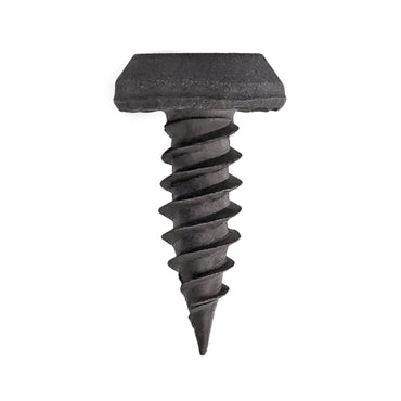 A Pro-Twist PF71615M #7 x 7/16 in. #2 Phillips Pan Framing Head Light Gauge Steel Screw (25 lb., 10000/Pack) is shown against a white background—ideal for secure, reliable fastening in light gauge steel projects.