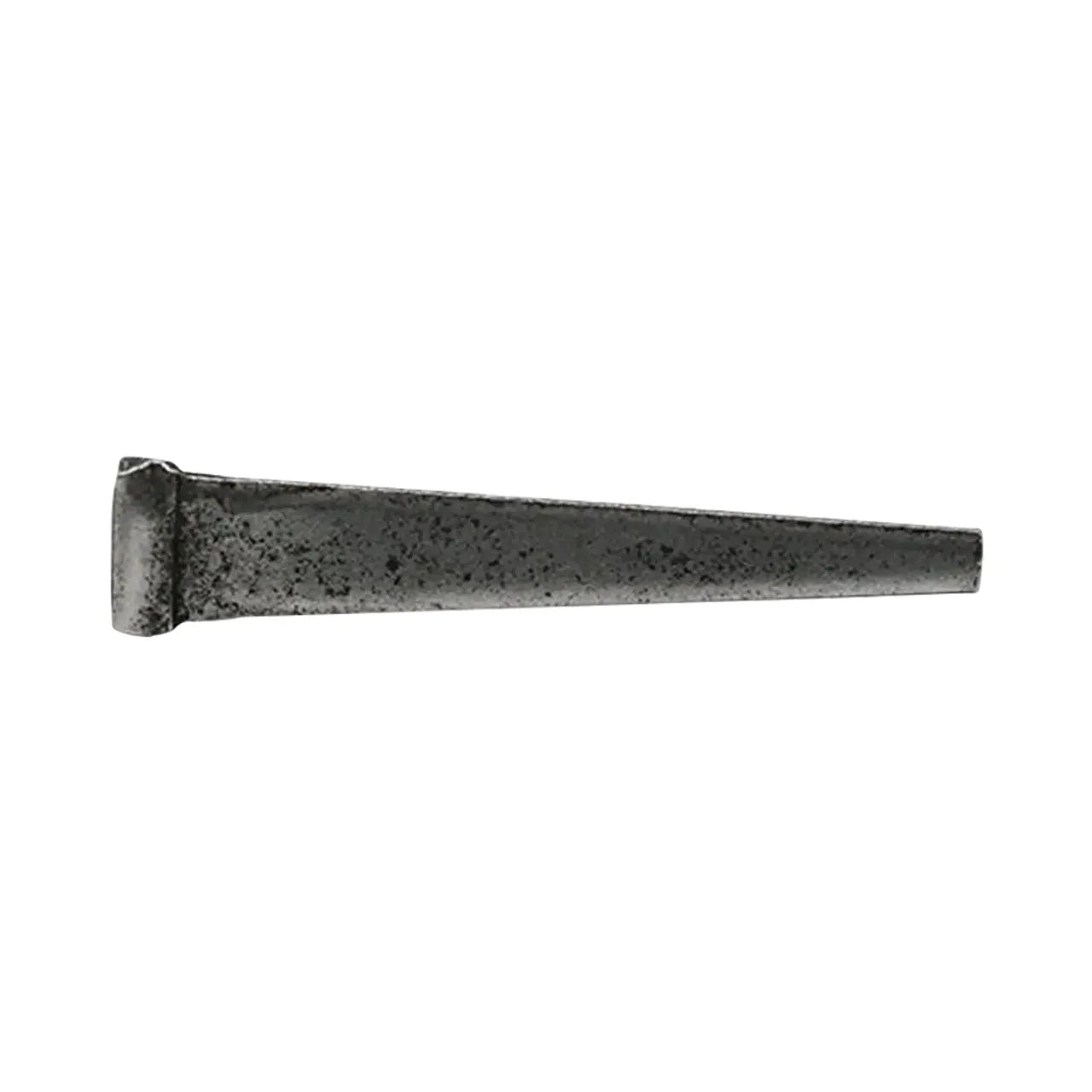 A single 3 in. (10D) Go Build Brite Cut Masonry Nail with a flat head, used for wood-to-concrete projects, is shown on a white background. Sold as 1 lb per pack by Go Build, The Fastest Way To Build.