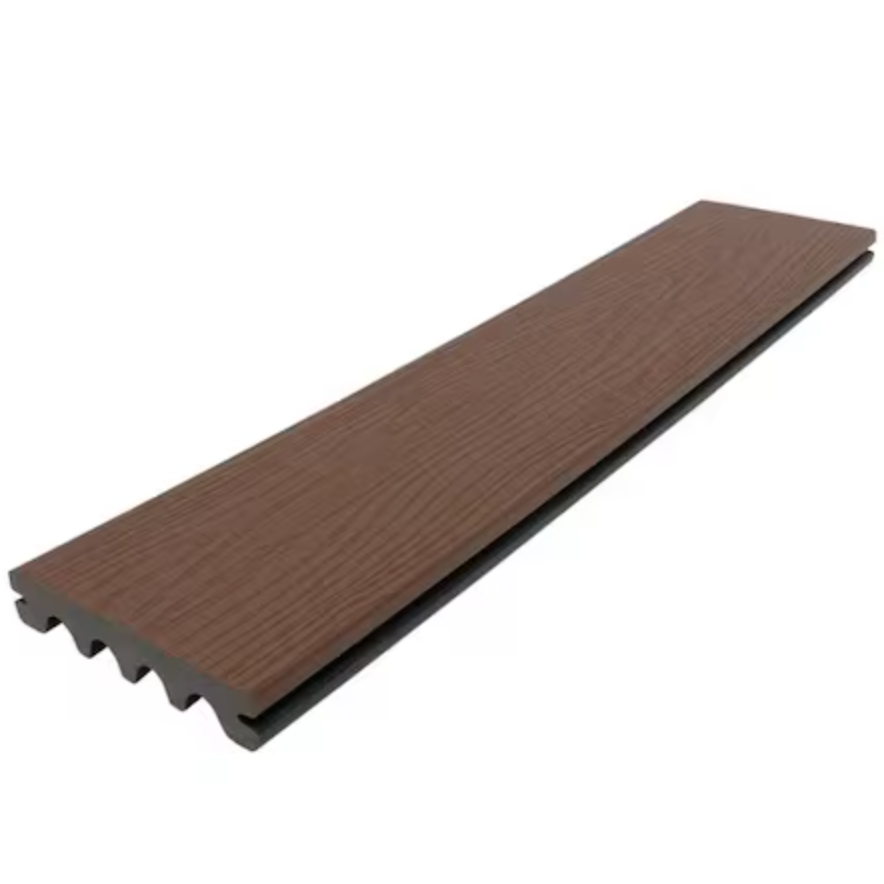 Elevate Canoe 1″ x 5.4" x 16 ft. Grooved Composite Deck Board - Go Build, The Fastest Way To Build