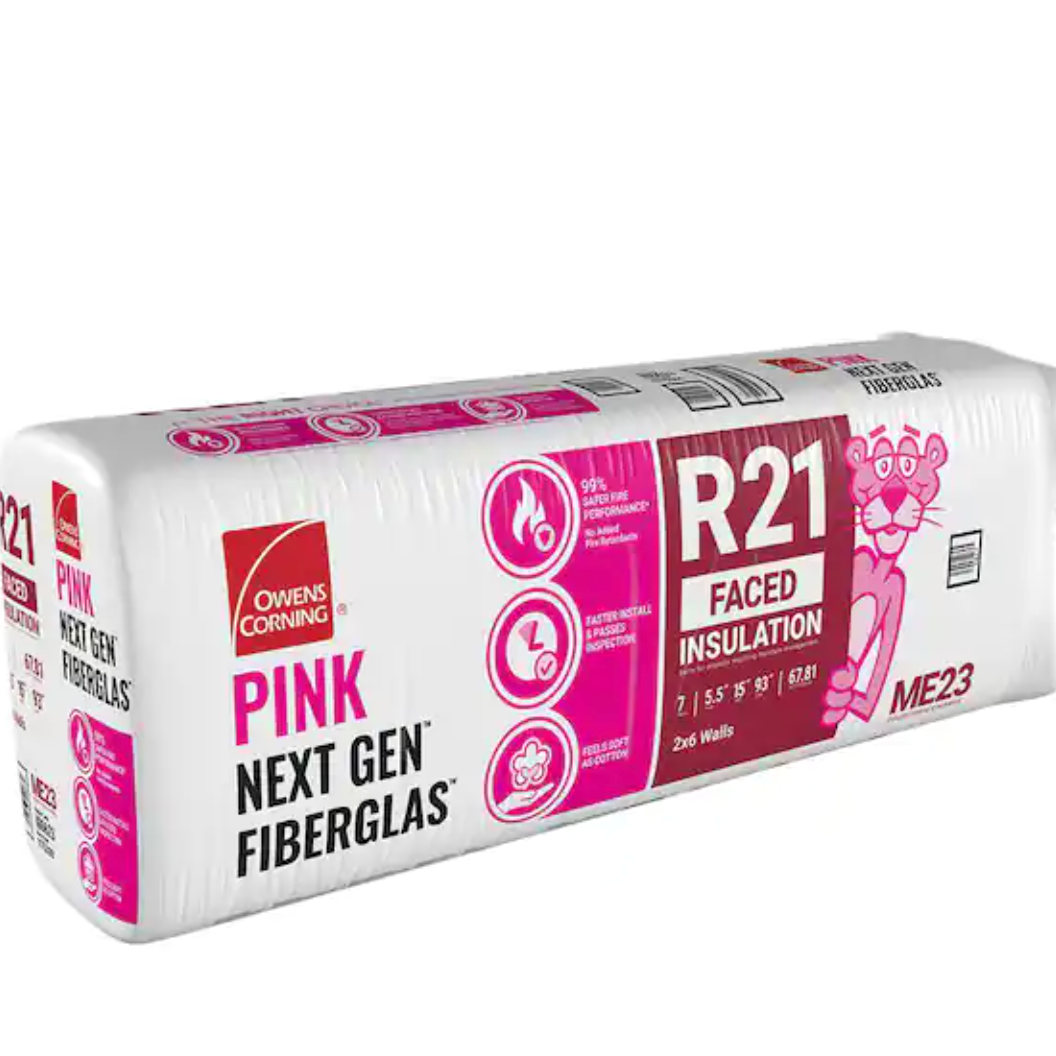 R-21 15 in. x 93 in. Faced Batt Insulation - Go Build, The Fastest Way To Build
