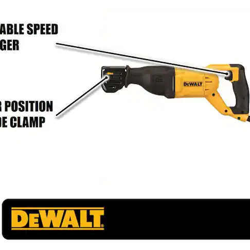 DeWalt 12 Amp Corded Variable Speed Reciprocating Saw