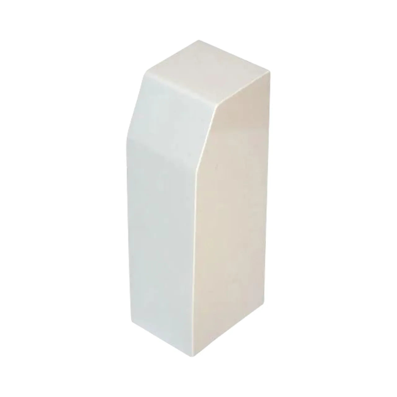 A Go Build 30/07 Original Series Right End/Wall Cap for hot water hydronic baseboard covers (not for electric baseboards) is shown against a plain white background.