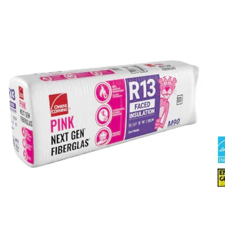 Owens Corning R-13 Wall 125.94-sq ft Faced Fiberglass Batt Insulation Individual Pack - Go Build, The Fastest Way To Build