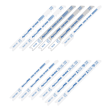 AvantiPRO PJU12BC U-Shank Jig Saw Blade 12-Piece Set for Wood & Metal
