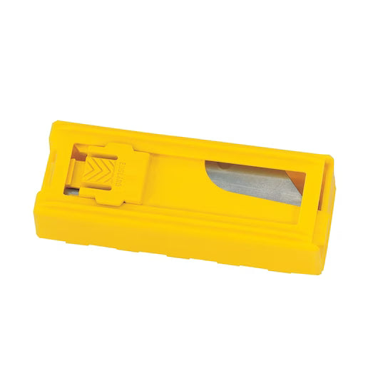 The STANLEY 1992® Heavy-Duty Utility Blade (5 PK) includes durable, retractable utility blades with sliding safety covers for safe and efficient cutting.