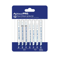 AvantiPRO PJU12BC U-Shank Jig Saw Blade 12-Piece Set for Wood & Metal