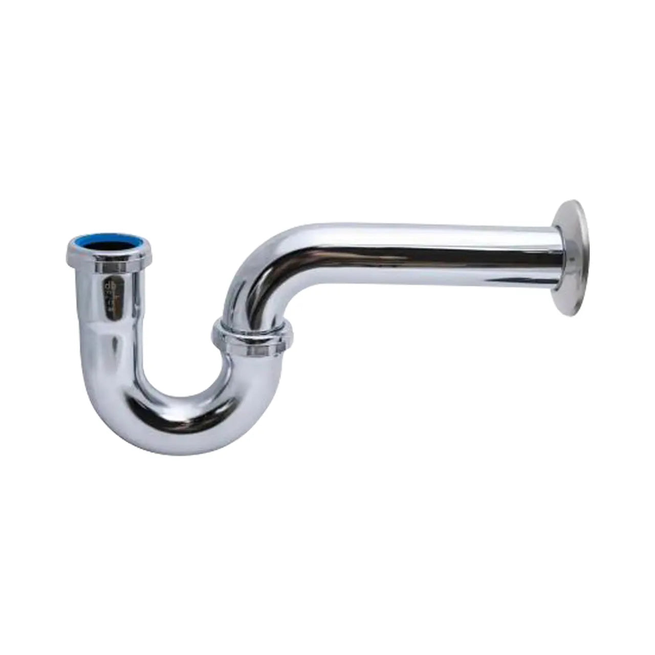 The Go Build 1-1/2 in. 17 Gauge Sink Drain P-Trap is made of chrome-plated brass and prevents sewer gases from entering your home when installed under sinks.