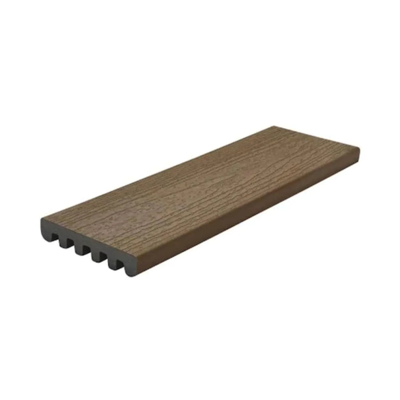 Enhance Basics 1 in. x 5-1/2 in. x 8 ft. Square Edge Composite Decking Board - Saddle