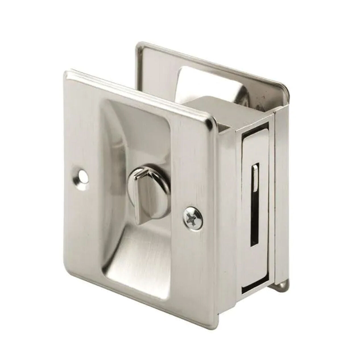 Pocket Door Privacy Lock - Satin Nickel – Go Build Supply, The Fastest ...