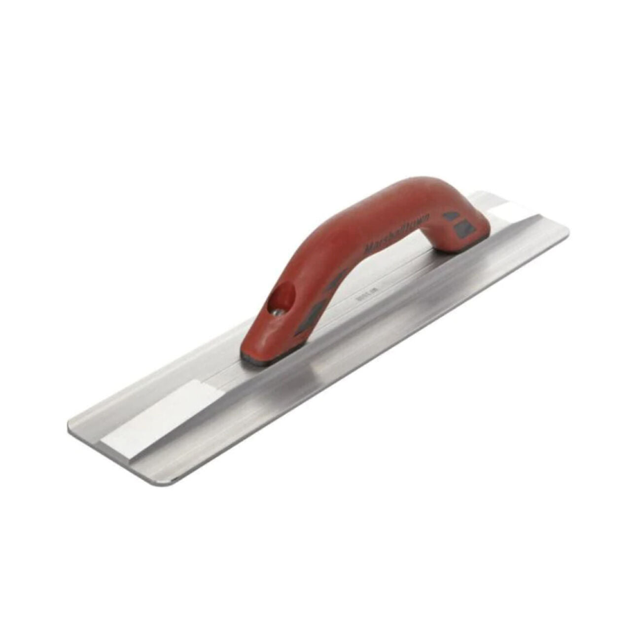 A Go Build 15-1/2 in. x 3-1/8 in. Hand Float with Soft Grip Handle, for smoothing and finishing concrete, is placed on a white background.