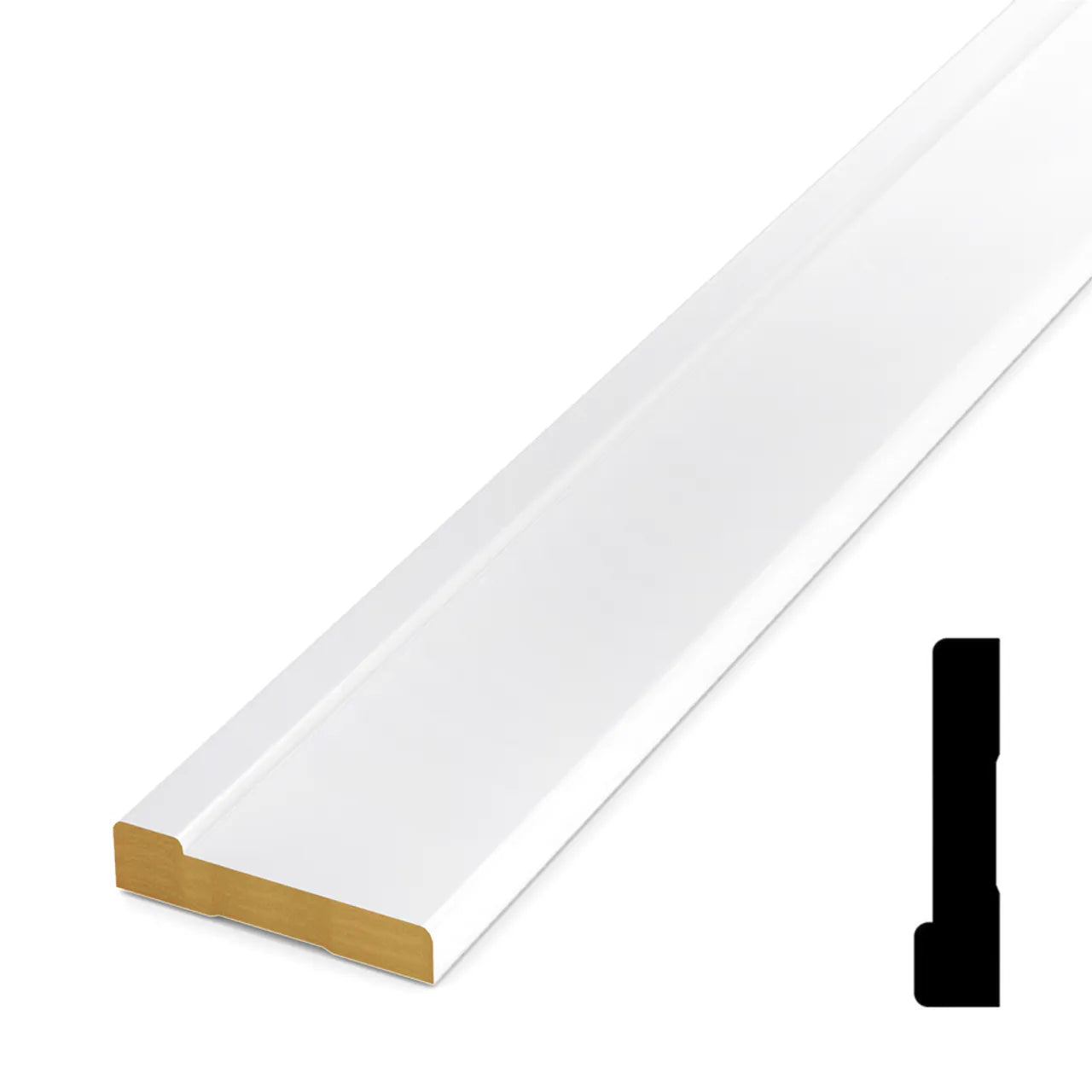 3/4 in. x 3-1/4 in. x 16 ft. Primed MDF Casing Moulding – Go Build ...