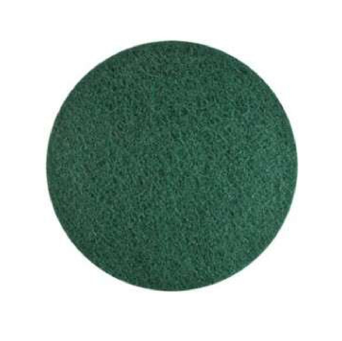 The PACOA 54260 16 in. Red Green Heavy Duty Wet Scrubbing Floor Pad, shown from above with a textured surface, is ideal for commercial floor cleaning and heavy-duty wet scrubbing. Brand: PACOA. White background.
