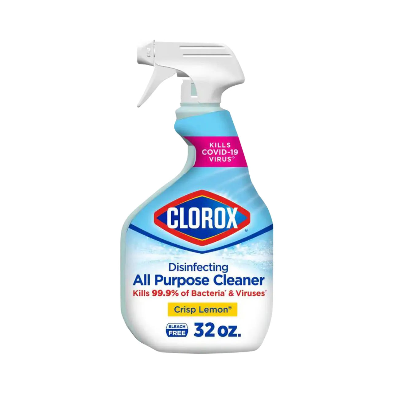 Go Build, The Fastest Way To Build 32 oz. Lemon Disinfecting All-Purpose Cleaner Spray kills 99.9% of bacteria and viruses, is proven effective against COVID-19, and features a refreshing lemon scent.