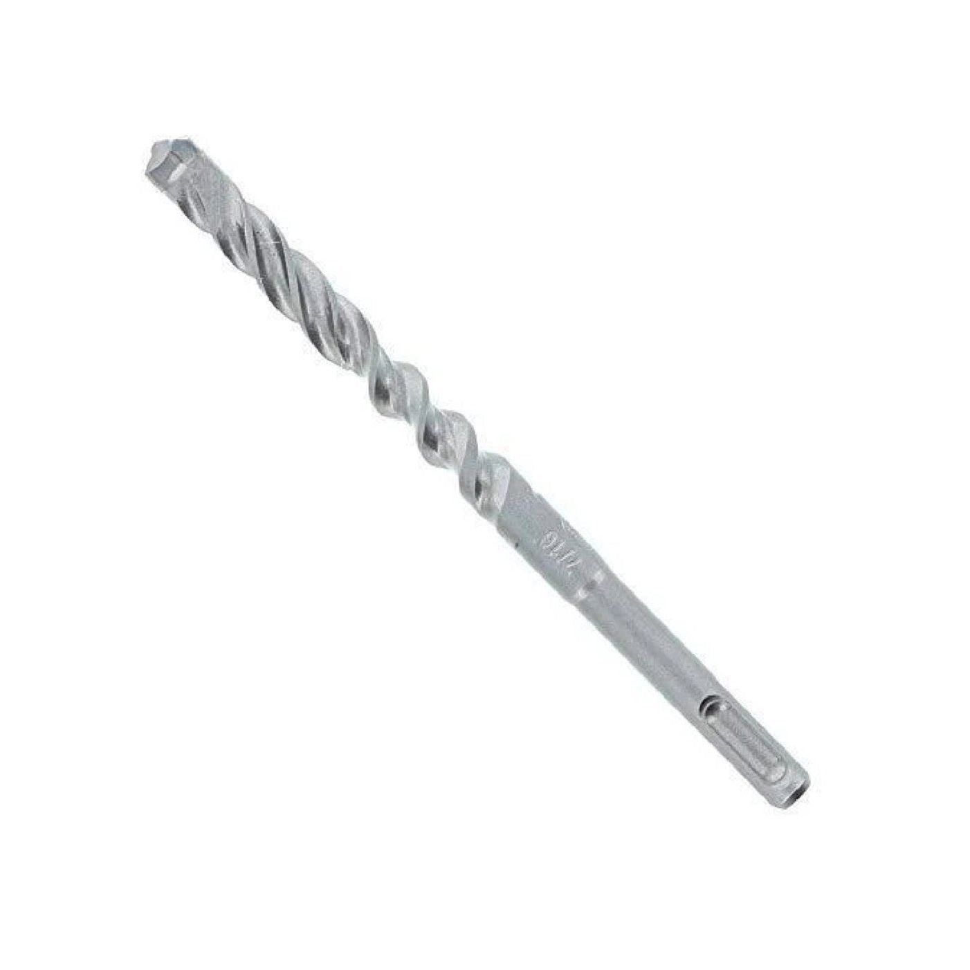 The DIABLO DMAPL4174 Rebar Demon™ bit, 7/16 in. x 4 in. x 6 in., features a full carbide head and SDS-Plus design. Silver with a spiraled pattern, it is tailor-made for power drills, offering exceptional durability and efficiency for tough tasks.