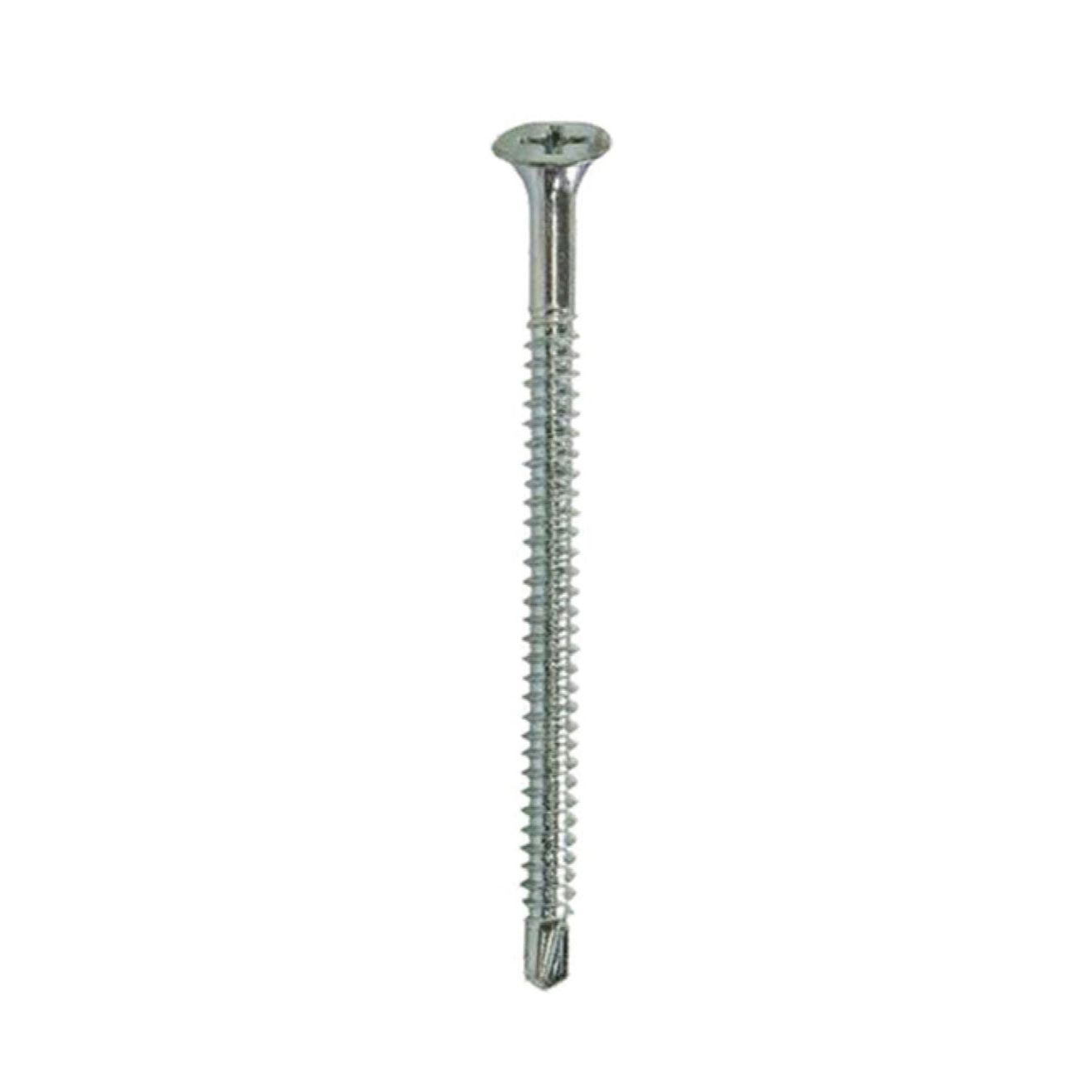 A GRIP-RITE zinc-plated #8 x 2-3/8 in. self-drill bugle head drywall screw is shown against a white background with a website cookie usage notification below.