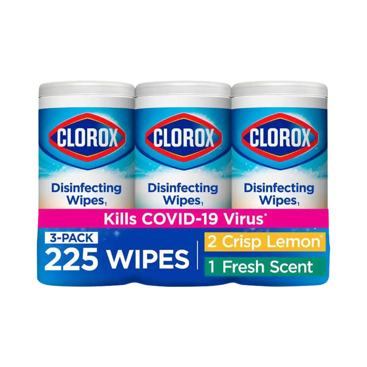 This 3-pack includes Go Build 75-Count Crisp Lemon/Fresh Scent Disinfecting Wet Wipes—225 total—ideal for home or job site cleaning, proven to kill the COVID-19 virus and keep spaces safe and sanitized.