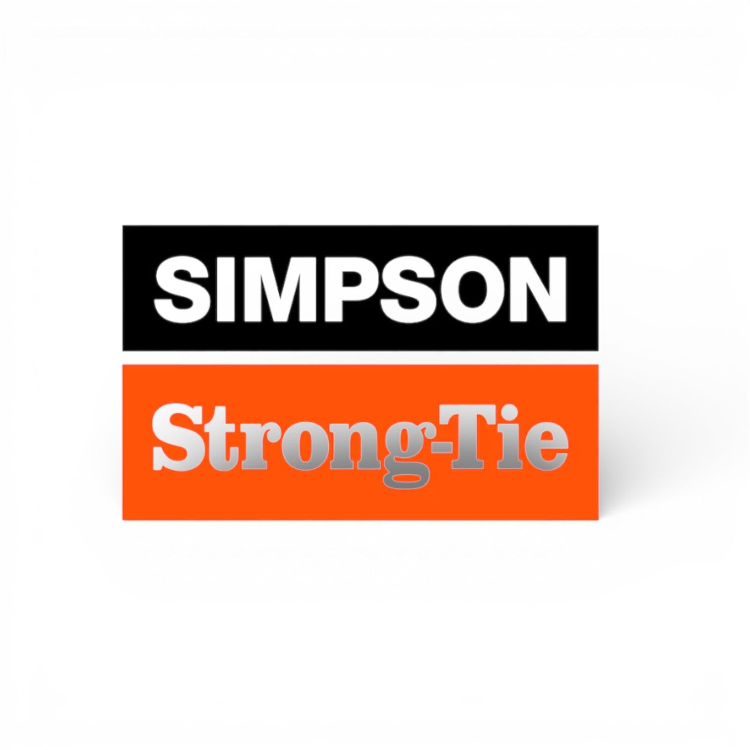 The image features the Simpson Strong-Tie logo, known for quality products like Simpson Exterior Structural Timber Screws—4 in Heavy-Duty Wood Fasteners, T40 Drive (50-Pack).