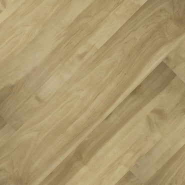 MSI Cyrus Brookline Luxury Vinyl Planks offer a warm, light brown look with natural grain and subtle color variation. These 100% waterproof planks install easily with click-lock floating and can be laid diagonally. Box covers 23.77 sq ft.