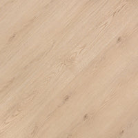 MSI Cyrus Chester Hills Luxury Vinyl Planks Box (23.77 SQFT) features light-colored wood-look flooring with natural grain and subtle knots, a smooth finish, and 100% waterproof CrystaLux™ protection for clean, modern durability.