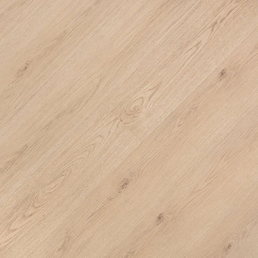 MSI Cyrus Chester Hills Luxury Vinyl Planks Box (23.77 SQFT) features light-colored wood-look flooring with natural grain and subtle knots, a smooth finish, and 100% waterproof CrystaLux™ protection for clean, modern durability.