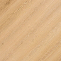 MSI Cyrus Valleyview Grove Luxury Vinyl Planks feature a light oak look with golden-blonde tones, natural grain, and subtle knots over a smooth, 100% waterproof SPC core. Sold per box (23.77 SQFT).