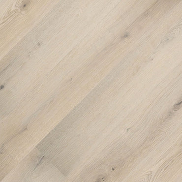 The MSI Cyrus Runmill Isle Luxury Vinyl Planks (23.77 sq ft/box) offer light wood tones, subtle grain, and natural knots. With a smooth matte finish and CrystaLux protection, this waterproof SPC flooring is both stylish and durable.