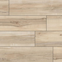 MSI XL Cyrus Akadia Luxury Vinyl Planks BOX (22.44 SQFT) features light brown, wood-look tiles with authentic grain and subtle beige-tan tones. Waterproof and durable, they offer a stylish, practical flooring upgrade in a staggered pattern.