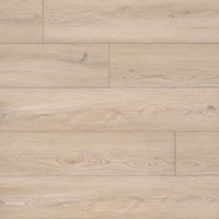 MSIs XL Cyrus Austell Grove Luxury Vinyl Planks offer a smooth, neutral blonde finish with wood grain and knots. These easy DIY planks feature a click-lock system and can be installed in a staggered pattern for a natural look. Each box covers 22.44 sq ft.