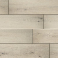 MSI XL Cyrus Runmill Isle Luxury Vinyl Planks (22.44 SQFT/box) feature light tones, subtle wood grain, natural knots, and a staggered layout for a realistic look. CrystaLux™ protection ensures lasting durability.