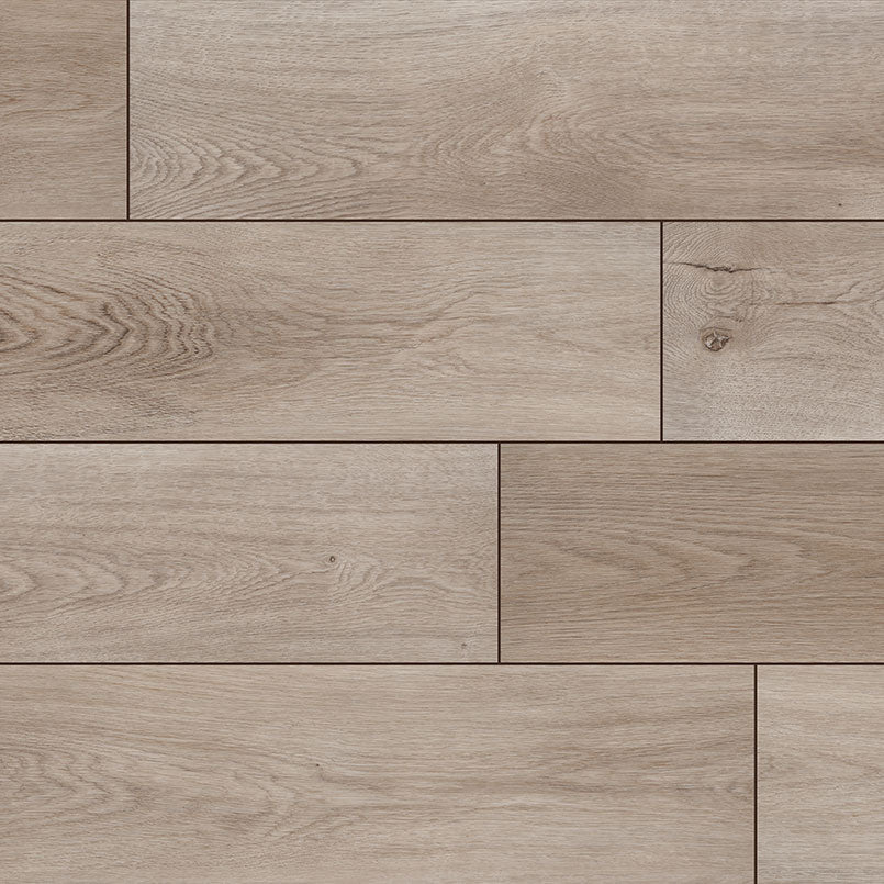 MSI XL Cyrus Whitfield Gray Luxury Vinyl Planks offer an authentic wood-look with visible grain and natural knots, arranged in a staggered pattern for a textured, stylish floor. Each box covers 22.44 sq ft.